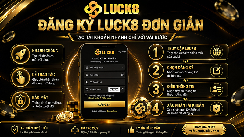 Các bước đăng ký đơn giản