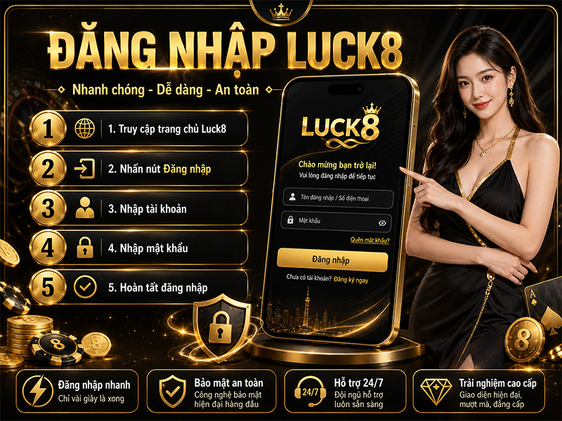 Những lỗi khi đăng nhập Luck8