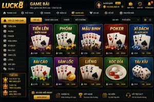 sảnh game bài Luck8